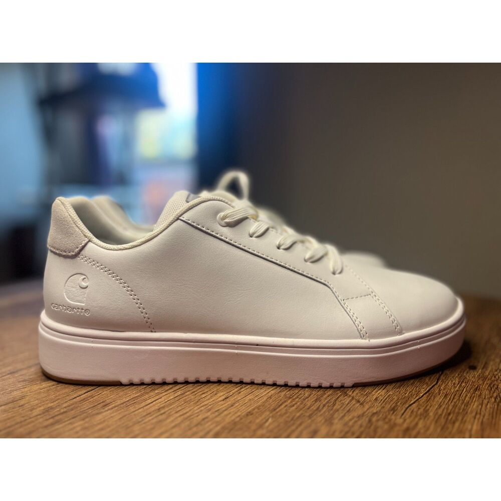 Carhartt Detroit Leather Sneaker White Men's 10.5 NWOT